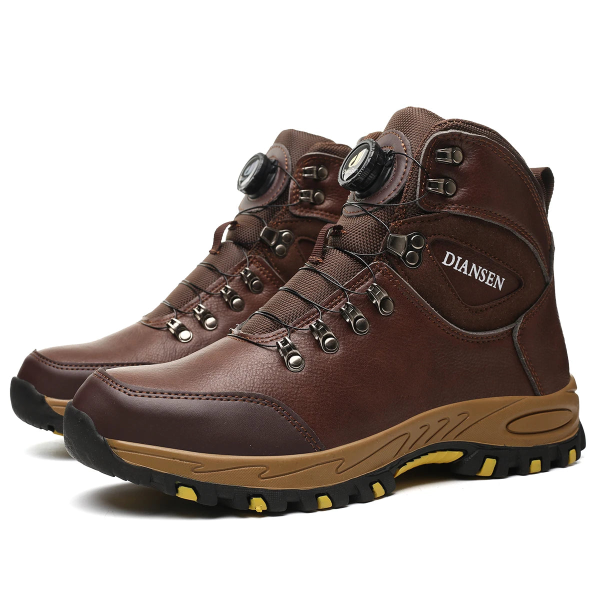 Rotating Button Safety Shoes for Men – Steel Toe, Indestructible, Puncture-Proof Work Sneakers & Protective Boots