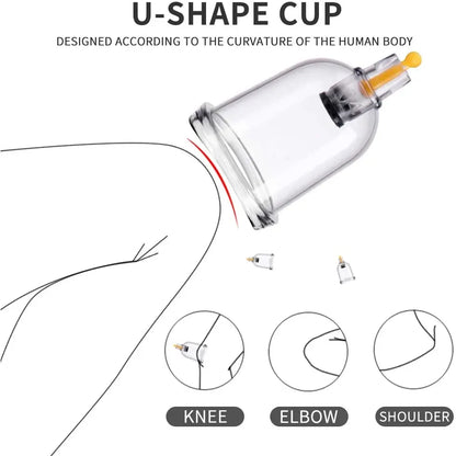 12/20/24 Cans Vacuum Acupuncture Cupping Set – Anti-Cellulite & Physiotherapy Suction Cup Massage Therapy