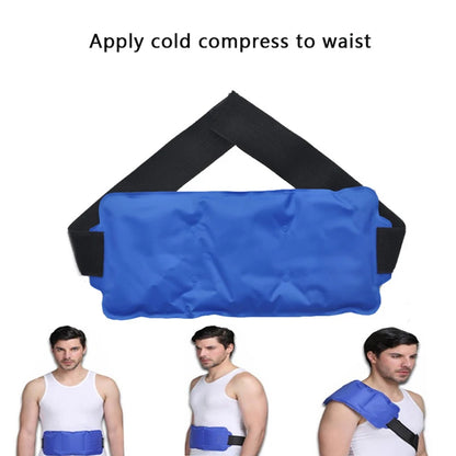 Ankle Ice Pack Brace Wrap — Reusable Hot & Cold Therapy Gel Support for Sprains & Pain Relief