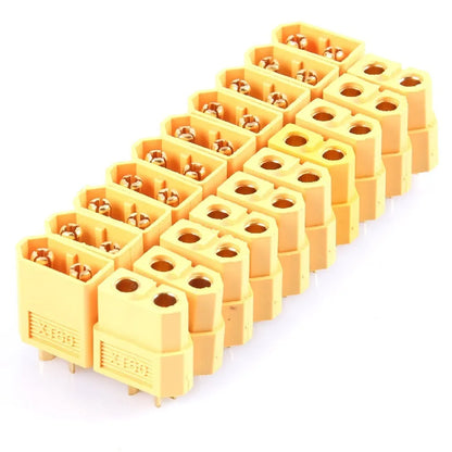 RC Lipo Battery Bullet Connectors: XT60 XT-60 Male Female, XT30 XT90 Plugs - Drone Airplane Accessories
