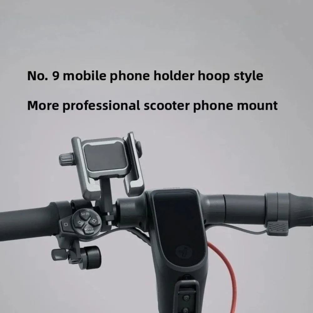 Ninebot Electric Scooter Phone Mount - Compatible with MAX G3, F2, F3, E3 & GT3 Pro Handlebar Phone Holder Bracket