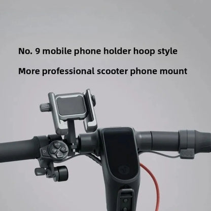 Ninebot Electric Scooter Phone Mount - Compatible with MAX G3, F2, F3, E3 & GT3 Pro Handlebar Phone Holder Bracket