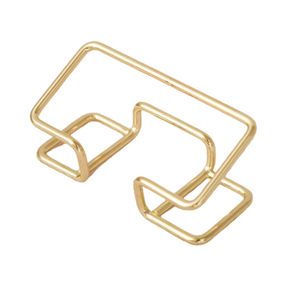 New Desktop Metal Business Card Holder – Modern Fashion Display Stand for Home & Office