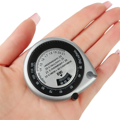 150cm Body Measuring Tape - Portable Fitness Calculator & Body Mass Measurement Ruler