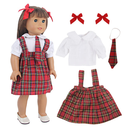 Doll Clothing Set – Firefighter, Student, Graduation, Artist & Athlete Outfits for 18-Inch American & 43cm Baby Newborn OG Girl Dolls