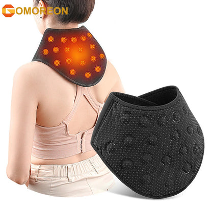 Thermal Magnetic Neck Support Belt - Soft Neck Warmer Brace for Comfort and Relaxation