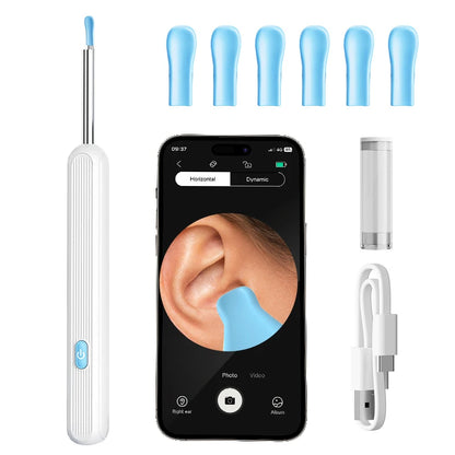Wireless Ear Wax Cleaner with Camera – Safe Earwax Removal Endoscope with LED Light, Ear Cleaning Tool for Ear Care
