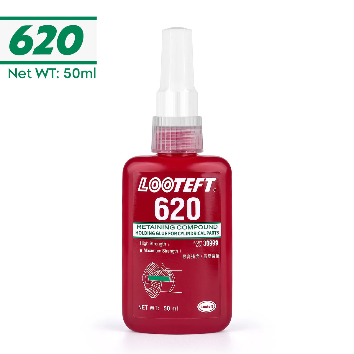 50ml Threadlocker Screw Glue - Fast-Curing Anaerobic Adhesive for Thread Locking, Corrosion Resistance, and Anti-Loosening Protection