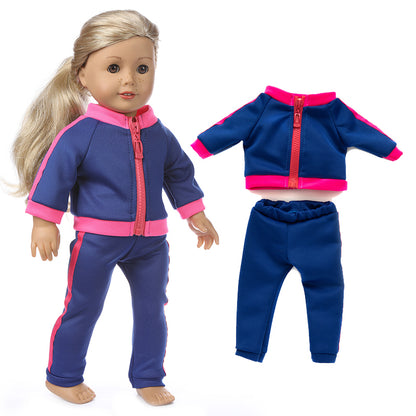 18-Inch Girl Doll Winter Coat – Jacket Outfit for 43cm Newborn Baby Dolls