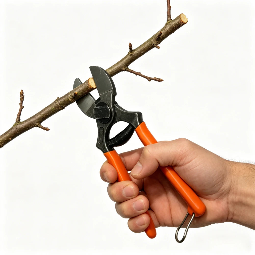 Double-Edged Pruning Shears - Sharp Labor-Saving Garden Branch Cutter for Orchard Trees