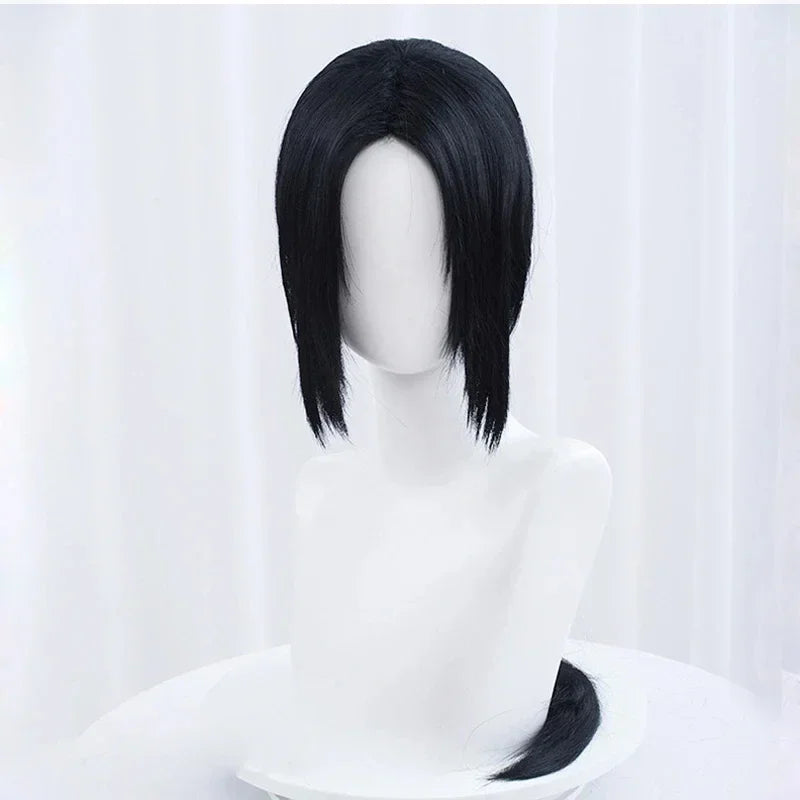 Anime Uchiha Itachi Cosplay Wig – Long Straight Black Heat-Resistant Synthetic Hair