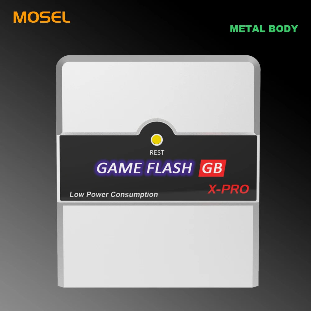 Mosel Game Flash GB X-RPO Game Box — China Edition for GB, GBC, GBP, SP, and Game Boy Color Consoles