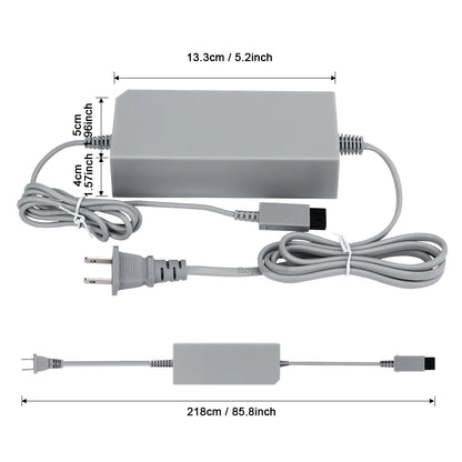 Nintend Wii AC Adapter 100-240V 12V 3.7A – EU/US Plug Wall Charger Power Supply