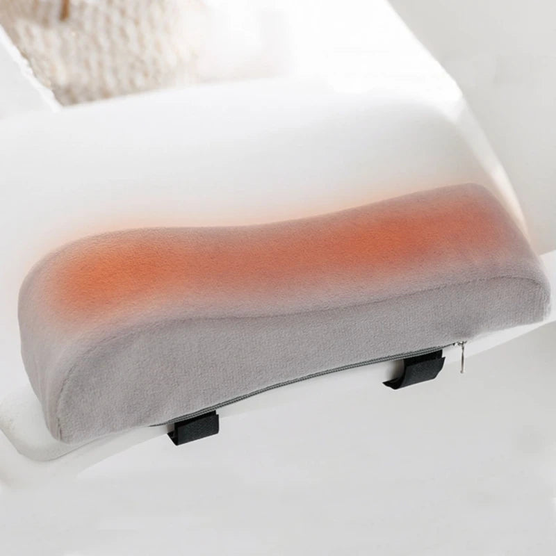 Memory Foam Armrest Pads for Office Chair - 1PC, Dual-Tone Black & Grey, Comfortable Elbow & Forearm Pressure Relief Cushions for Home and Office Use