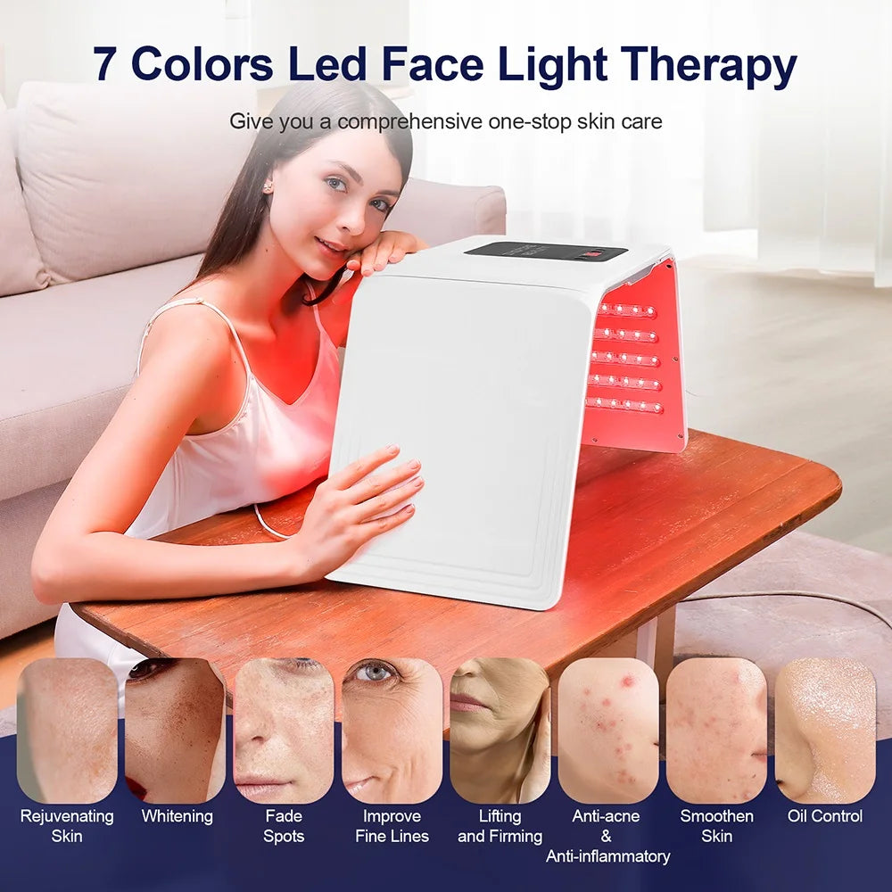 7-Color LED Photon Machine – Skin Moisturizing Nano Spray Face & Body SPA Beauty Mask for Skin Care