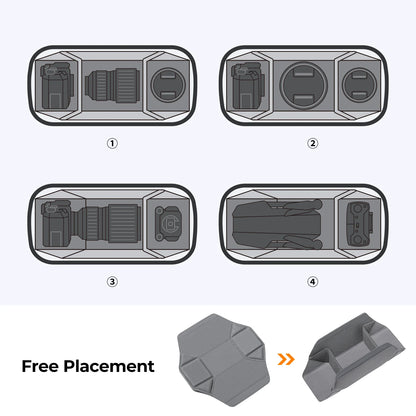 K&F Concept Lightweight Camera Sling Bag - 10L Photography Shoulder Bag for Canon/Nikon/Sony Cameras & DJI Mavic Drone