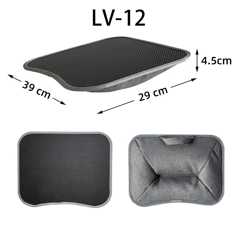 MUMUCC Multifunctional Laptop Desk with Cushion – Foam-Filled Small Pillow Table with Large Hard Mouse Pad