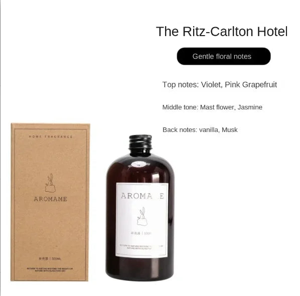 1000ml Burj Al Arab Reed Diffuser Oil - Long-Lasting Aromatherapy Fragrance for Home, Hilton & Shangri-La Hotels