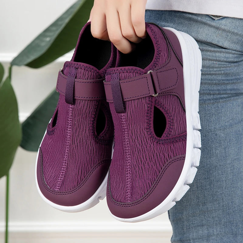 Women’s Wide Barefoot Sneakers - Breathable Minimalist Outdoor Walking Shoes, Sizes 36–43