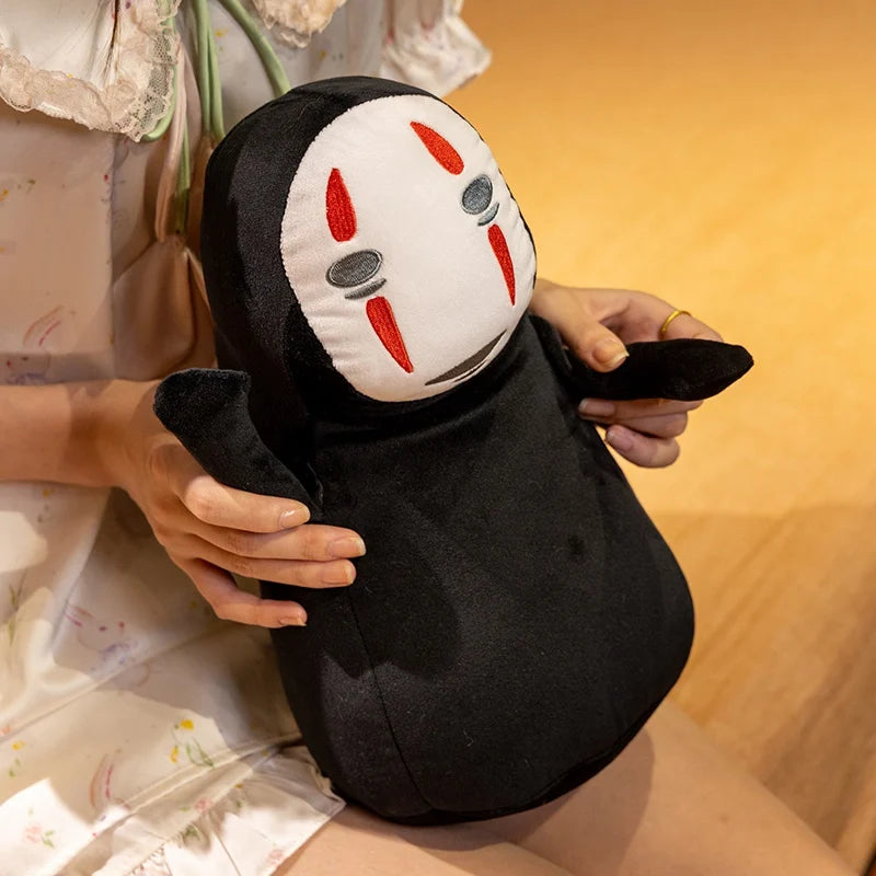 No Face Plush Figure - Japanese Anime Movie Stuffed Doll, Cute Home Decor Toy and Birthday Gift