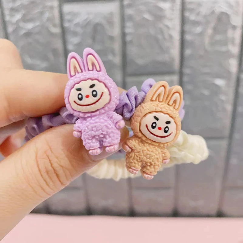 Cute Anime Hair Ropes – Elastic Hair Ties for Women and Girls