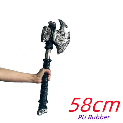 Halloween Cosplay Knife Prop - PU Safety Short Knife Replica for Role Playing & Costume Events