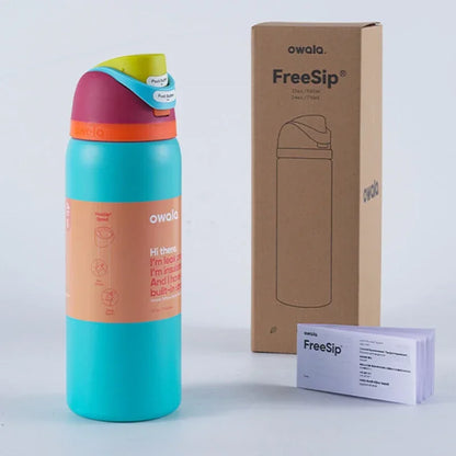Owala Vacuum Flask & Thermos Water Bottle – Stainless Steel Thermal Mug for Cold & Hot Coffee Drinkware