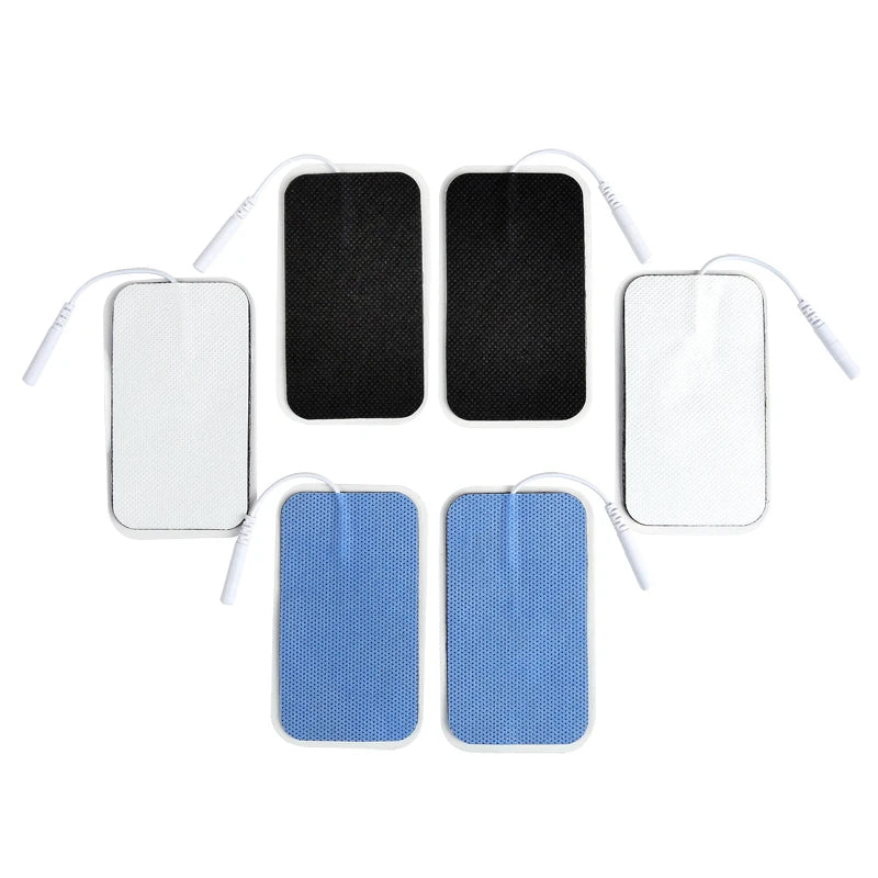 5×9cm Non-Woven Electrode Pads – 2mm Plug for TENS Muscle Stimulator & Acupuncture Machine, Gel Patch Accessories