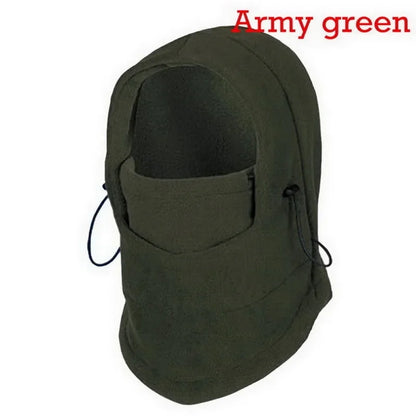 Unisex Winter Thermal Balaclava Hat – Waterproof Fleece Hood & Neck Warmer for Hiking & Outdoor Use