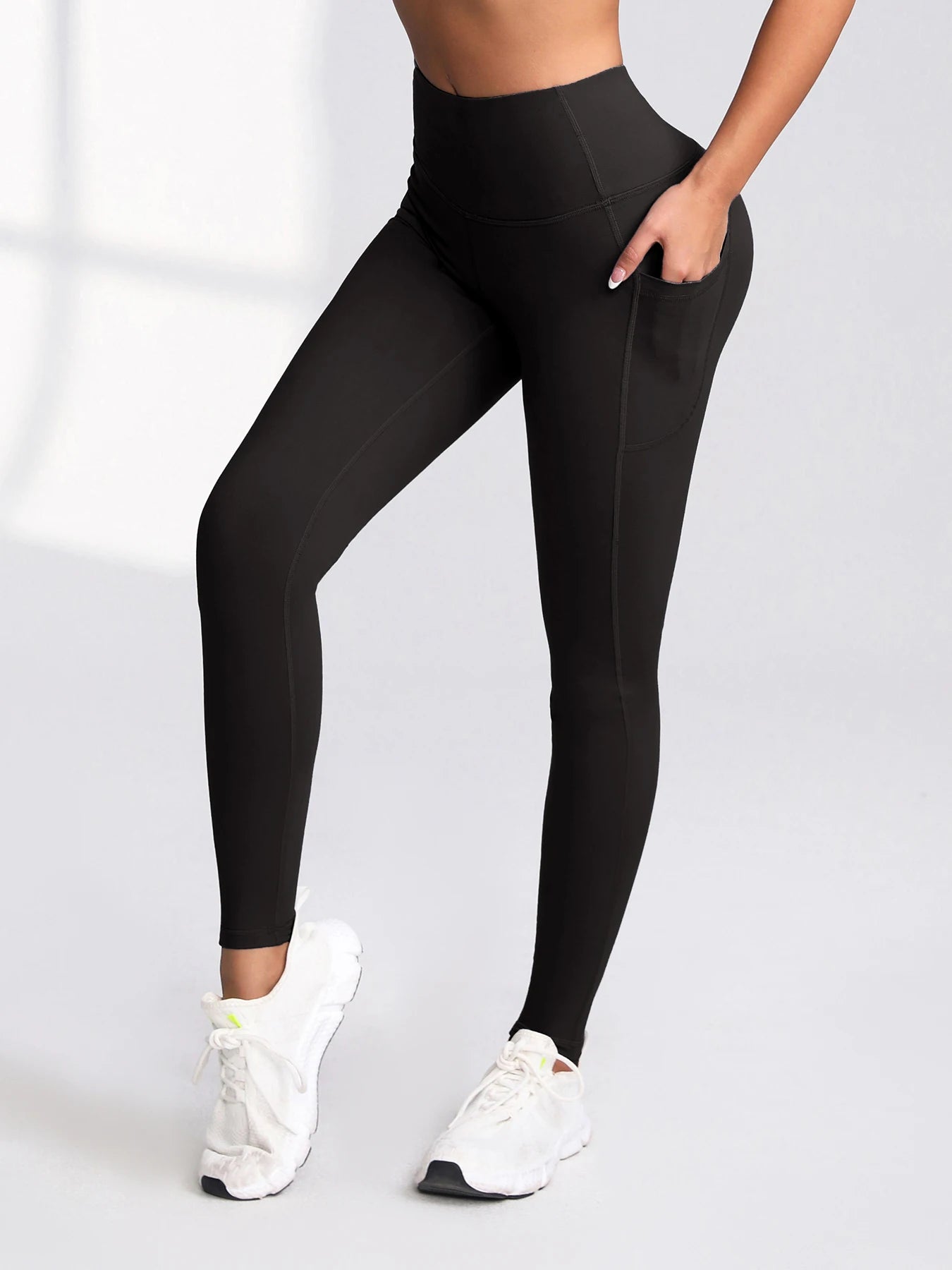 CHRLEISURE 2.0 Gym Leggings for Women – High-Waisted Fitness Activewear with Pockets for Running & Outdoors