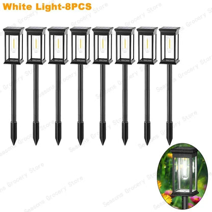 Waterproof LED Solar Garden Lights – Automatic Outdoor Pathway & Driveway Lighting with Dusk-to-Dawn Sensor