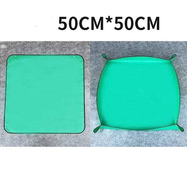 Waterproof Gardening Mat - Thickened Reusable Plant Repotting Pad for Soil Changing & Pot Transplanting