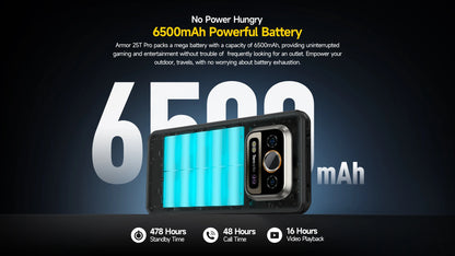 Ulefone Armor 25T Pro 5G Rugged Smartphone – Thermal Imaging, Night Vision, Android 14, 64MP Camera, NFC, Waterproof, 33W Charging