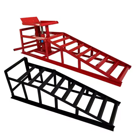 5 Ton Steel Vehicle Lift Ramps - CE Certified Adjustable Hydraulic Car Ramps for Auto Repair & Lifting Equipment