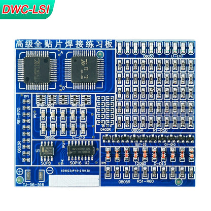 SMD/SMT Soldering Practice Board - DIY Electronic Project Kit for LED, Transistor & Component Training