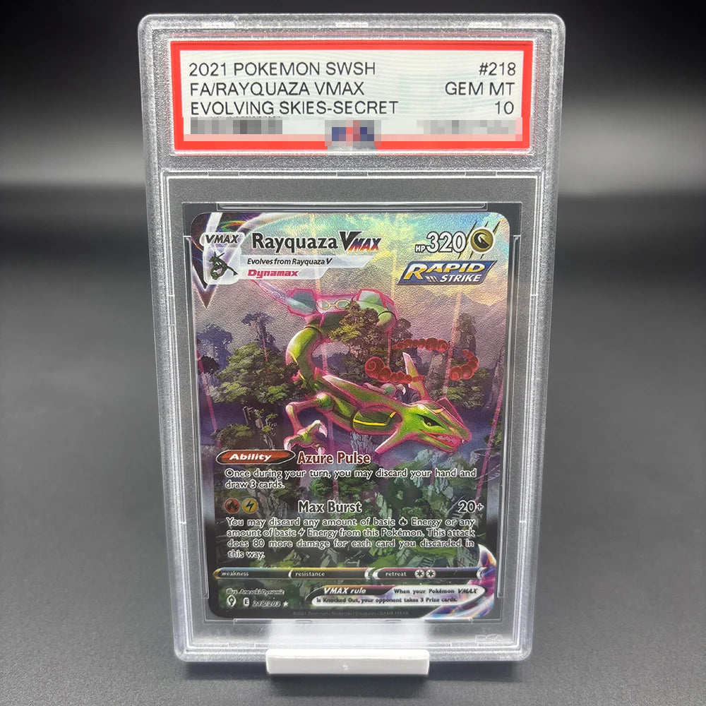 DIY 2023 PTCG Van Gogh Pikachu & Grey Felt Hat Collection Card – 10-Point Rating Anime Game Card Gift Toy