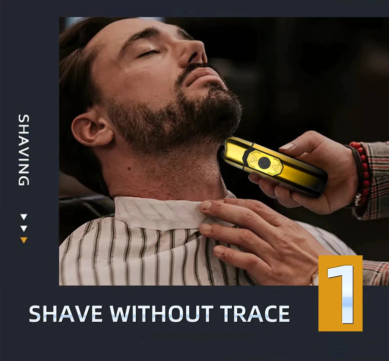 Kemei TX10 New Electric Shaver with LED Display Screen Rechargeable Hair Beard Razor Bald Head Shaving for Men