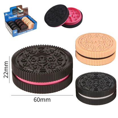 60MM Herb Grinder — Plastic Cookie & Biscuit Crusher | Hand Muller for Tobacco, Cigarettes & Chocolate
