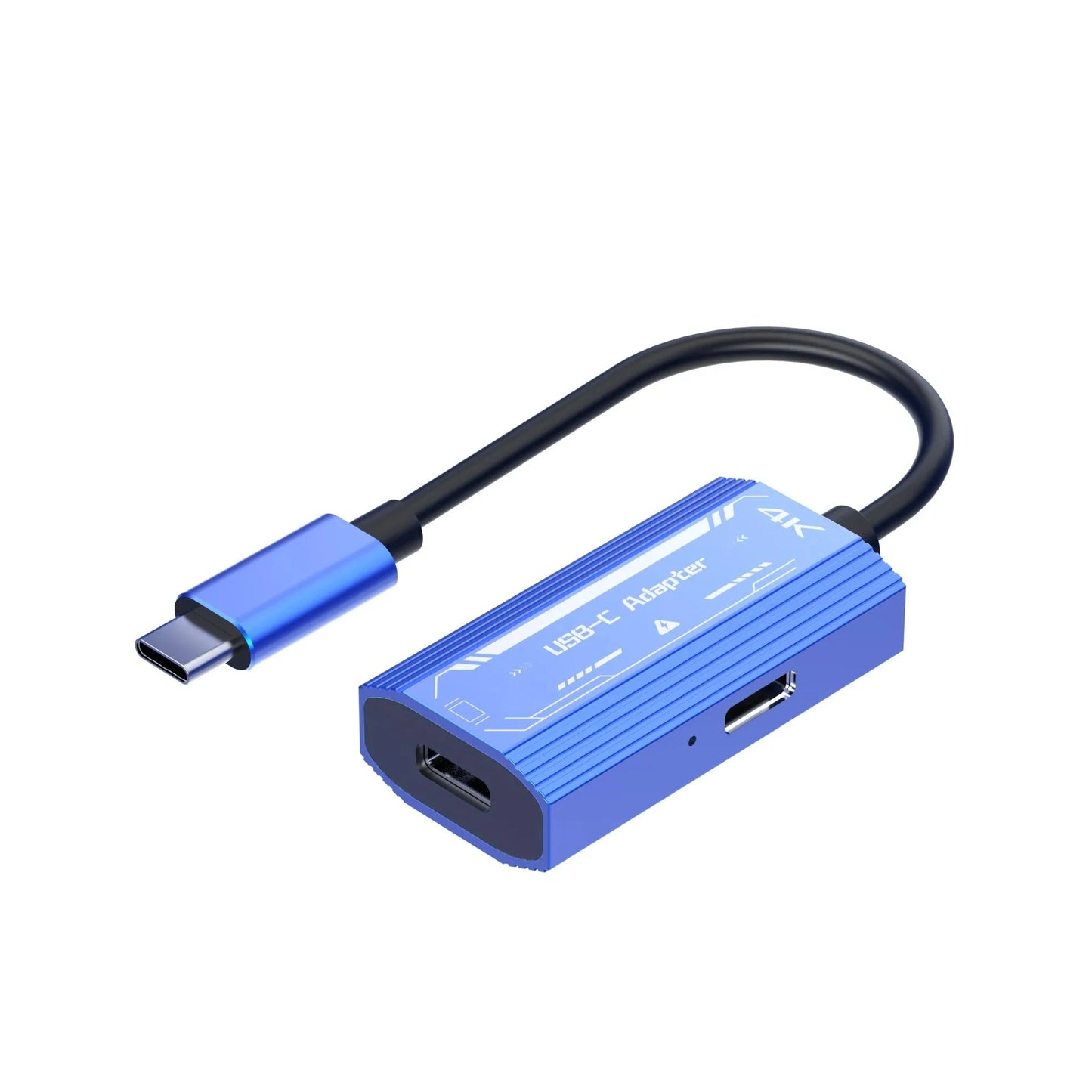 USB-C to USB-C 4K@60Hz Video Adapter – PD100W Display Converter for Laptop to XREAL, VITURE One & RayNeo AR Glasses Monitor