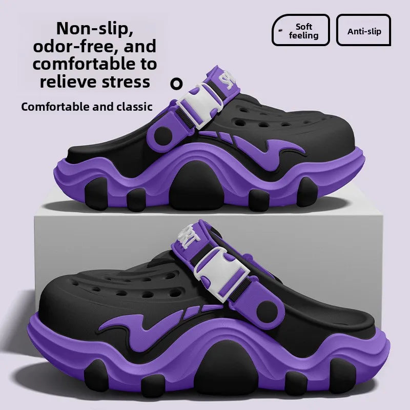 Men’s Arch Support Beach Sandals - Breathable Non-Slip Summer Shoes