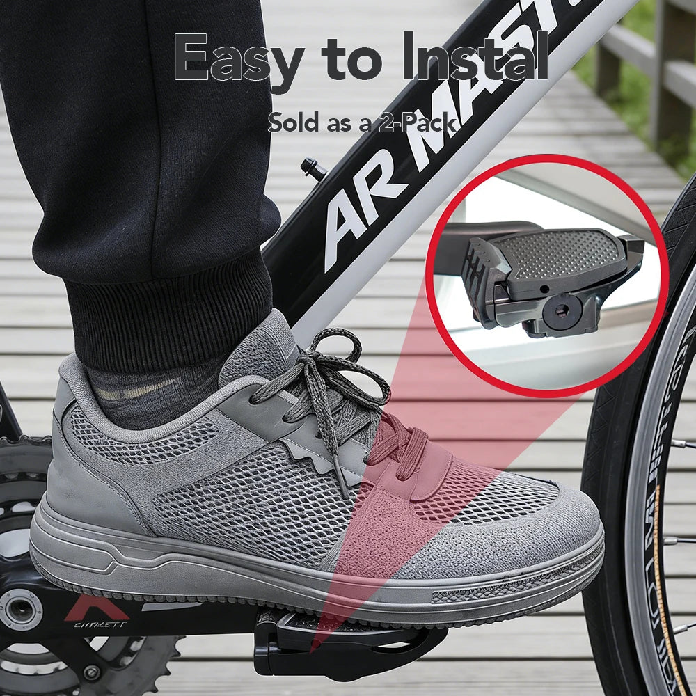 Bike Pedal Converter Adapter - Shimano SPD to KEO Clipless Pedal Flat Platform Cover