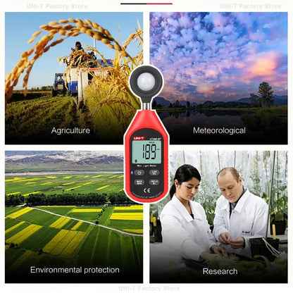 UNI-T Digital Meter Series - UT383/BT Light Meter, UT363/BT Anemometer, UT353/BT Sound Meter & UT333/BT Temperature Humidity Meter