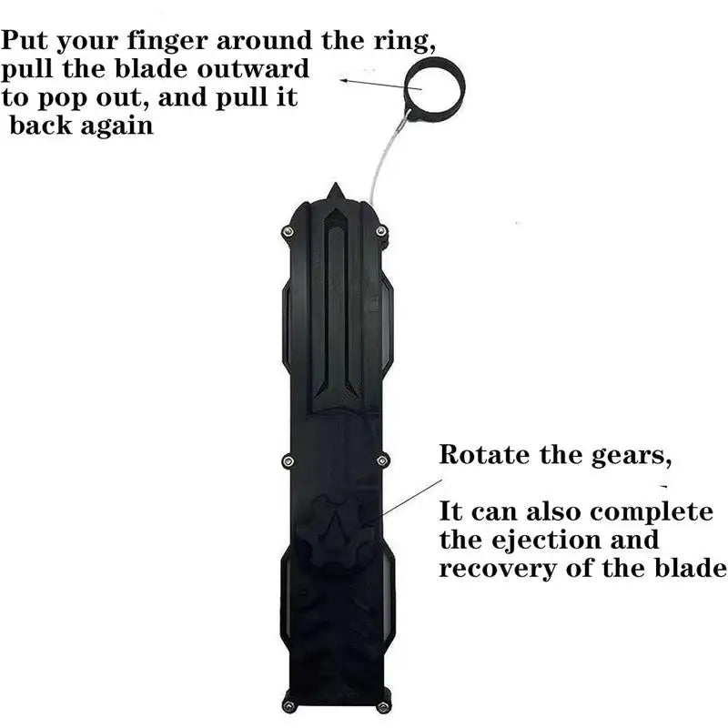 Retractable Hidden Blade Toy - Assassin Sleeve Sword Cosplay Prop for Kids Interactive Games, Parties & Birthday Gifts
