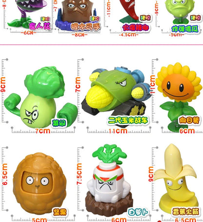 Plants vs Zombies PVZ Pea Shooter Boss Action Figure – Dave Allstar Toy Doll for Kids Gift