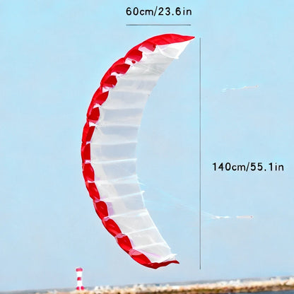 Dual Line Stunt Kite - Nylon Parafoil Power Kite for Beach, Surf, and Beginner Flying Sports