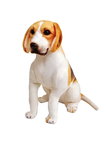 45-65cm Realistic Beagle Plush Toy - Stuffed Dog Doll, Gift, Home Decor & Pet Store Mascot
