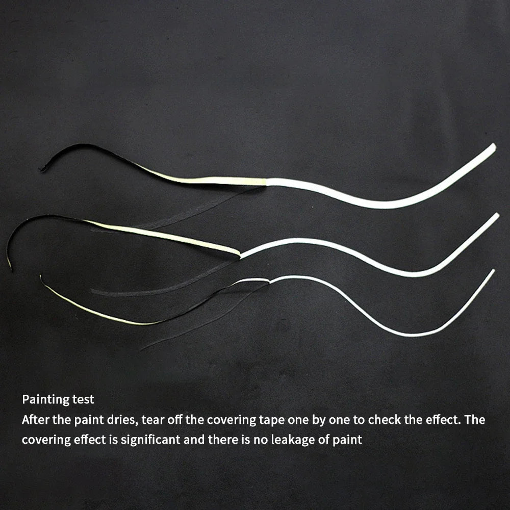 3PCS Model Curve Masking Tape – 1mm, 2mm, 3mm for Gundam DIY Painting & Spray Modeling, 15M Length