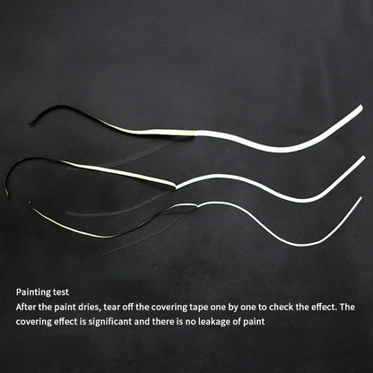 3PCS Model Curve Masking Tape – 1mm, 2mm, 3mm for Gundam DIY Painting & Spray Modeling, 15M Length