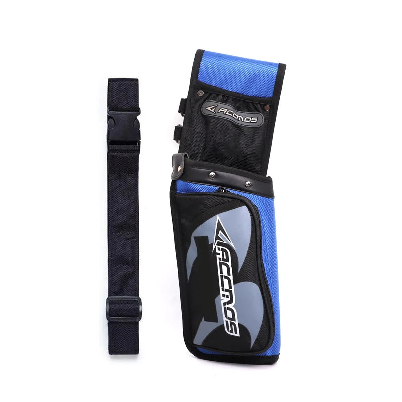 ACCMOS Portable Arrow Quiver Pouch – Waist Carry Archery Storage Holder for Hunting & Shooting