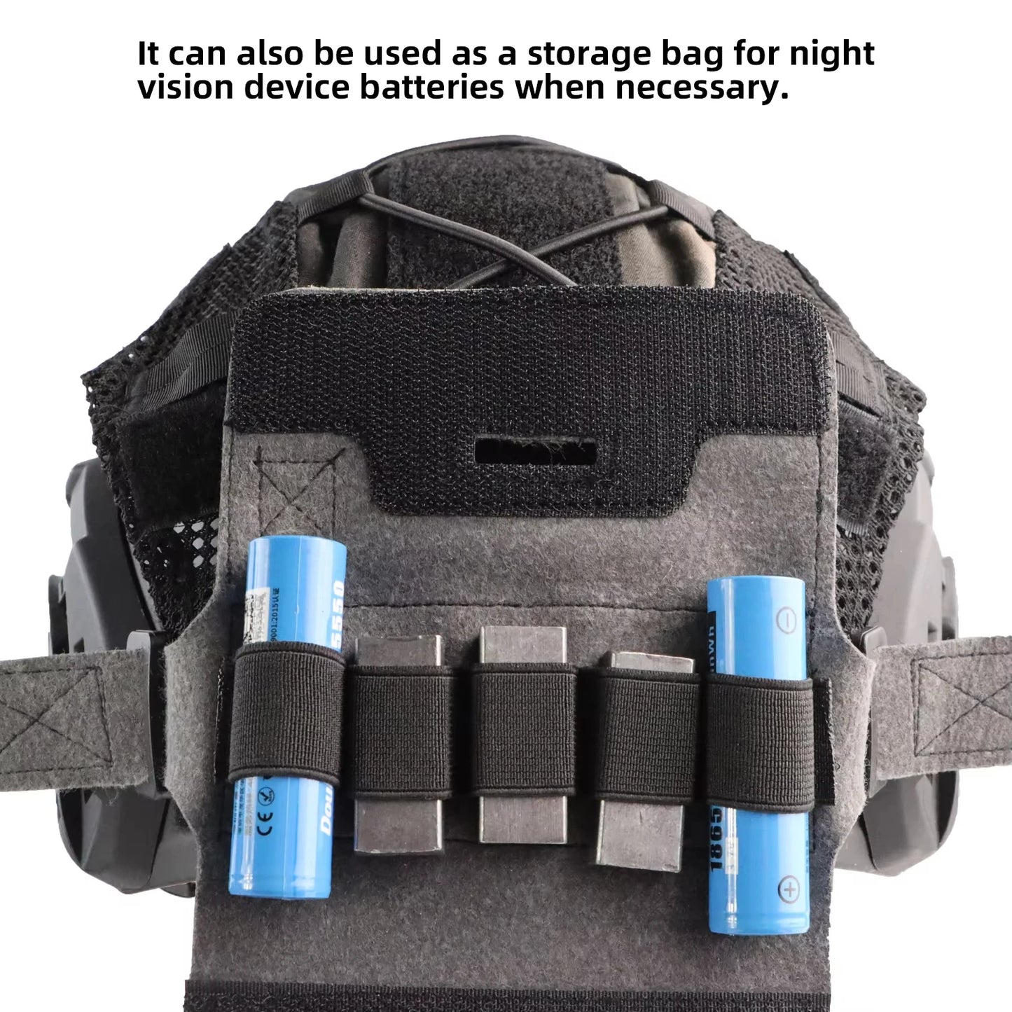 BOOIU Tactical Helmet Counterweight Bag – Balance Kit with 5 Counter Blocks for OPS FAST PJ MH Helmets